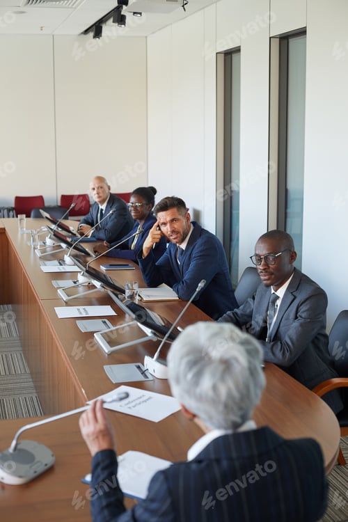 Preview: Business team at conference