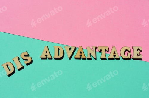 Preview: Advantage, Disadvantage, words as banner headline