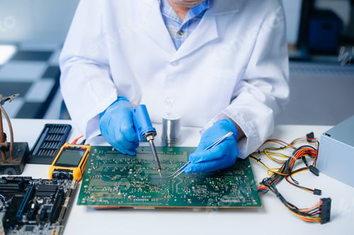 Preview: Electronics technician, electronic engineering electronic repair, electronics measuring and testing,