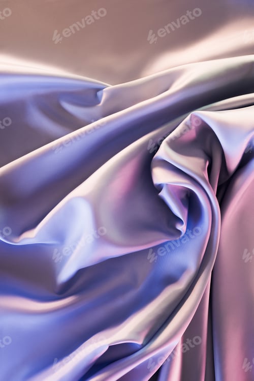Preview: beige and violet shiny silk fabric background