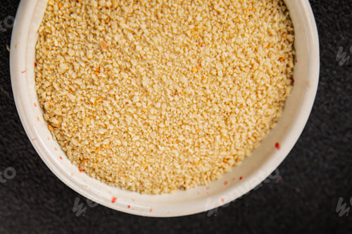 Preview: Breadcrumbs for cooking tasty snack fresh gourmet food background on the table