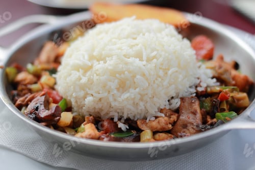 Preview: Rice and chicken vegetables