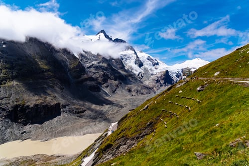 Preview: Scenic View of Grossglockner Glacier, Alps Mountain Range, Austria