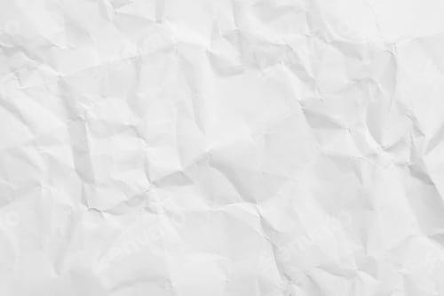 Preview: White crumpled paper texture background.