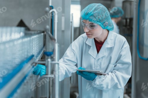 Preview: Supervisors check automated bottling for sequence accuracy, safety, reliability at water pipeline.