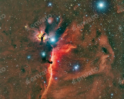 Preview: Horsehead and Flame Nebula