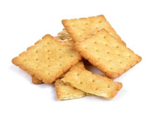 Preview: Cracker isolated on over white background