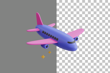 Preview: Plane 3D Icon