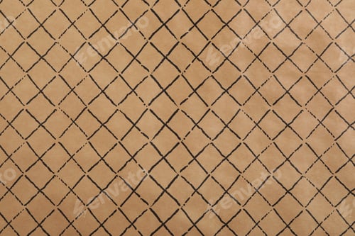 Preview: Color paper sheet with stylish pattern as background, top view