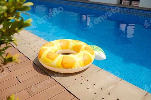 Preview: Inflatable Ring at Swimming Pool