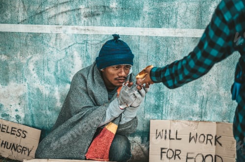 Preview: The bread-makers gave to the beggars who sat on the side of the road.