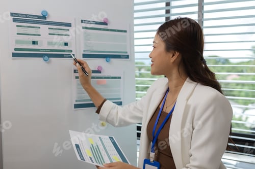 Preview: an employee sits working in an office full of documents that need to be completed on time