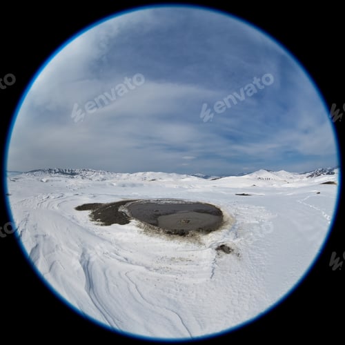 Preview: Mud Volcanoes in winter. Buzau, Romania