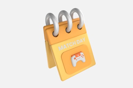 Preview: Match Schedule Calendar 3D Illustration