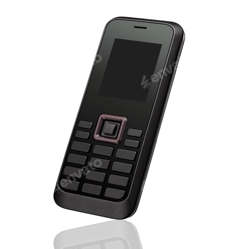 Preview: Simple cellphone isolated