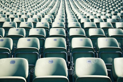 Preview: Empty Plastic Chairs at the Stadium