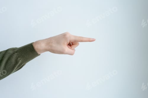 Preview: Hand pointing to the left