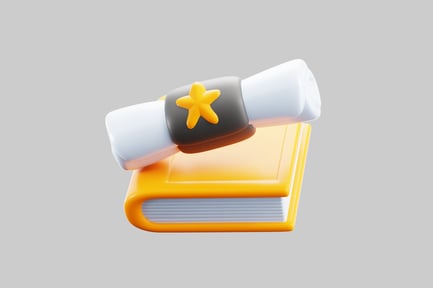 Aperçu: Livre et diplôme