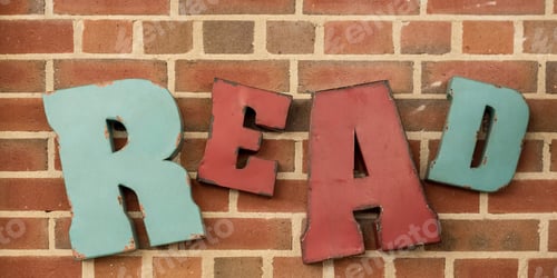 Preview: The word “Read” spelled out on a brick wall