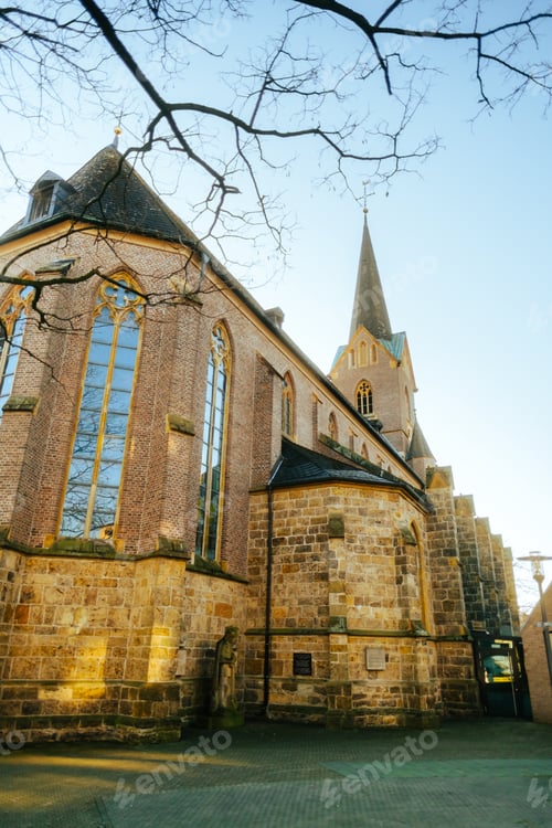 Preview: Catholic Church St. Georg in city Marl Germany.