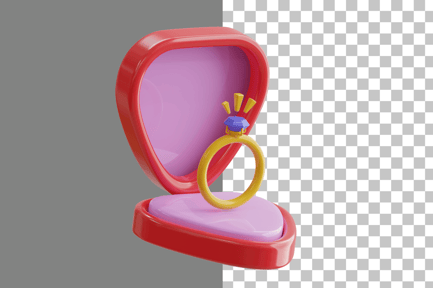 Preview: Diamond Ring 3D Icon