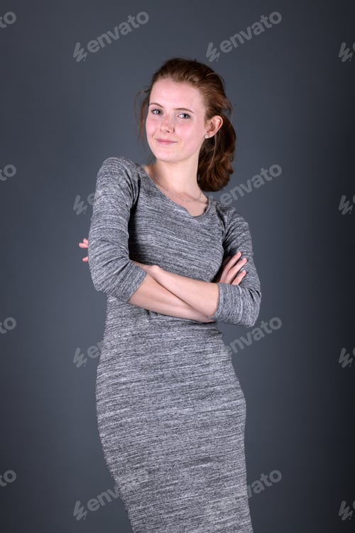Preview: Beauty Woman With Luxurious Long Red Hair As Background. Beauty Model Girl