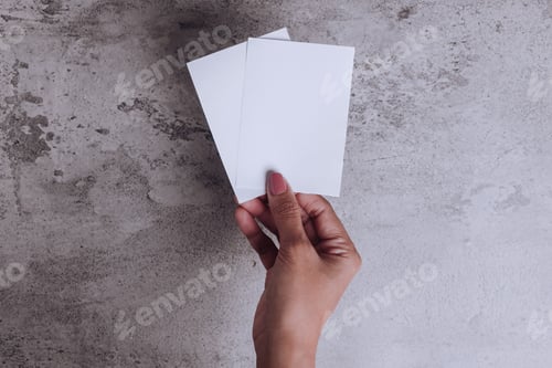Preview: blank flyer mockup