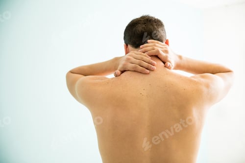 Preview: Man with some neck pain