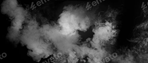 Preview: moody black and white smoke background