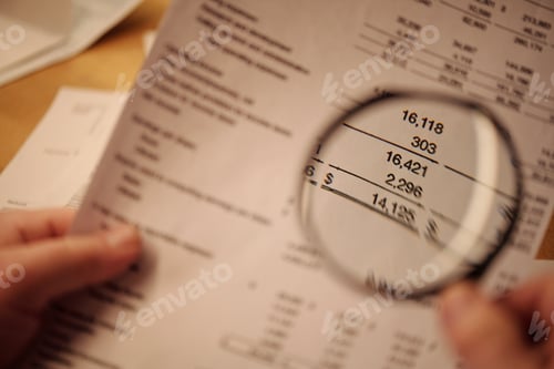 Financial Document Inspection with a Magnifying Glass