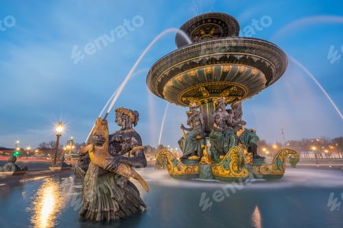 Preview: Fountain at Place de la Concorde in Paris