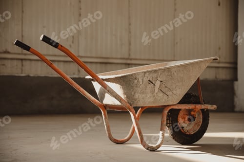 Preview: Wheelbarrow used in construction.