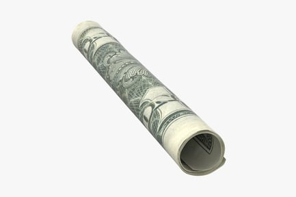 Preview: Rolled One Dollar Bill