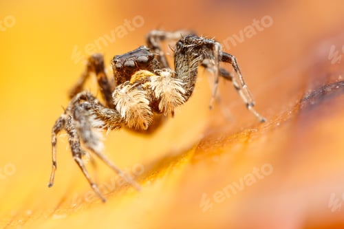 Preview: Extreme Close-Up of a Small Jumping Spider