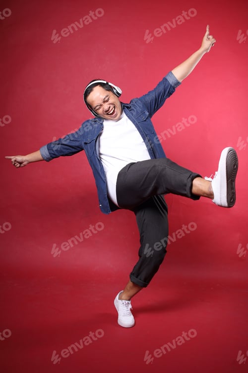Preview: Man Dancing while Listening to Music