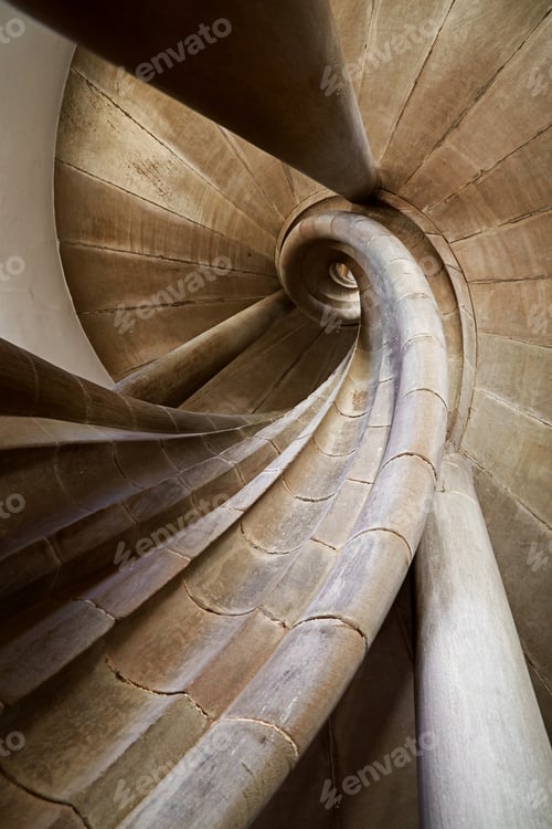 Preview: Spiral stone stair in old tower