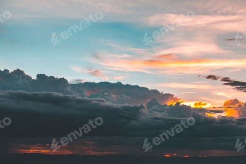 Preview: thunder storm sky Rain clouds