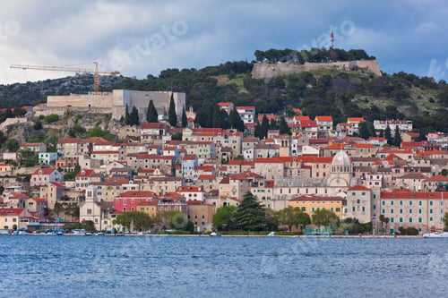 Preview: Sibenik, Croatia view from the sea
