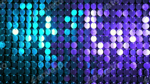 Preview: sparkles shining reflective background. Abstract kinetic glitter wall moving. Night club decoration