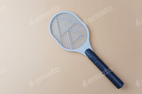 Preview: Electric bug zapper on beige background