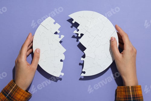 Preview: Puzzles, composition for different concepts and ideas