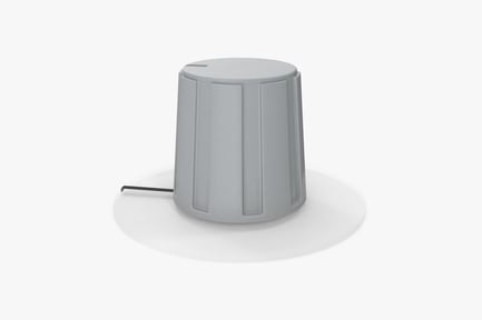 Preview: Gray Control Knob with Indicator