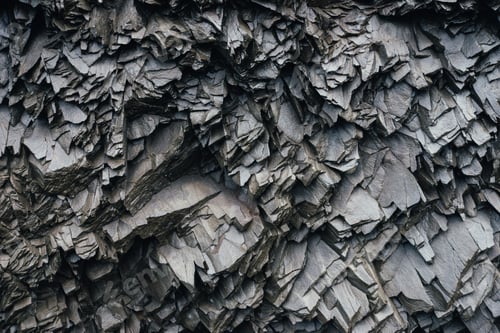 Preview: Basaltic rocks on the black sand beach
