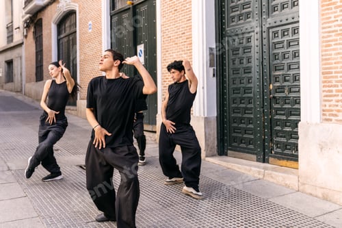 Preview: Street dance group performing urban hip hop choreography