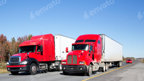 Preview: Van mockup isolated concept, Truck mock up