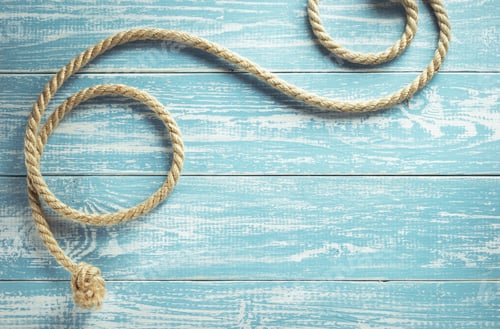 Preview: ship rope on wood