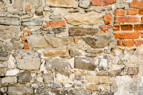 Preview: Texture of stone wall. Old castle stone wall texture background. Antique brick texture