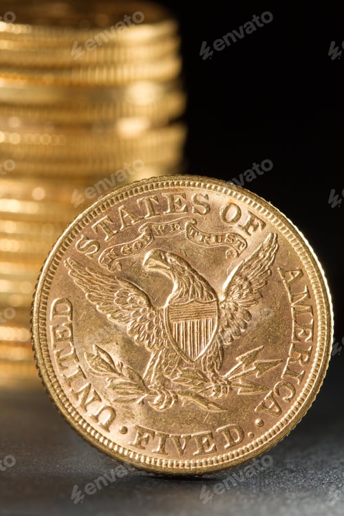 Preview: Five Dollars gold coins