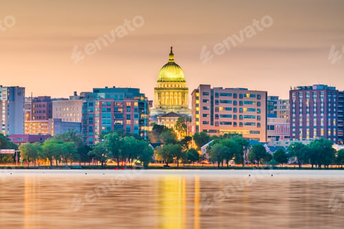 Preview: Madison, Wisconsin, USA downtown skyline