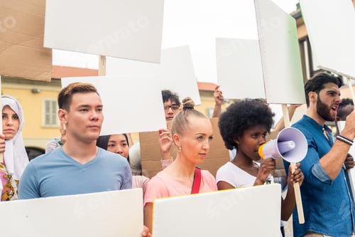 Preview: Activists demonstrating against social issues